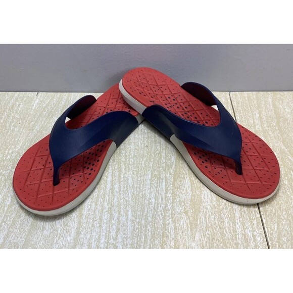 Rider Sandals Flip Flops Red Men's Size 11 Pool Shower Beach Travel House Walk - Picture 1 of 11